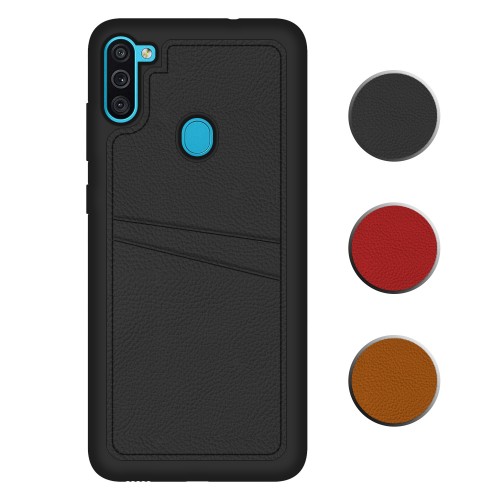 FitCase Samsung Galaxy A11 / M11 Kılıf Proda Deri Çift Kartlık Cepli K&hellip;