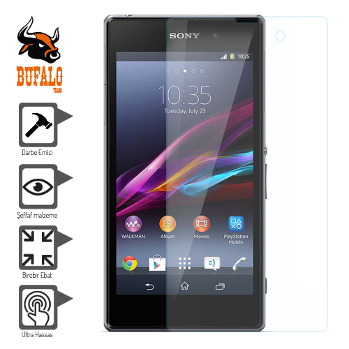 Bufalo Sony Xperia Z1 L39H Darbe Emici Ekran Koruyucu&hellip;