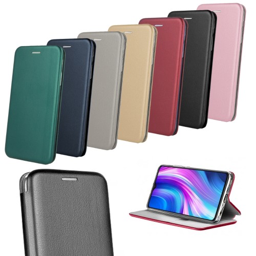 Xiaomi Redmi Note 8 Kılıf Shell Manyetik Kapaklı Kartlıklı Stantlı&hellip;