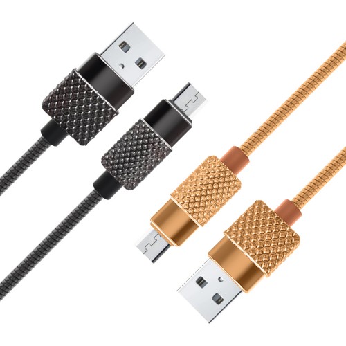 Powermaster 2372 Micro USB Metal Şarj ve Data Kablosu 1mt 3A&hellip;