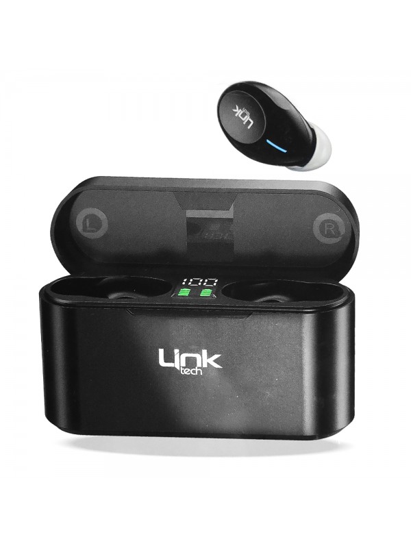 LinkTech TP20 TWS Bluetooth Kablosuz Kulaklık Şarj Kutulu Siyah&hellip;