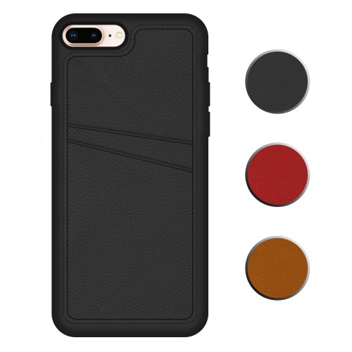 FitCase iPhone 7 Plus / 8 Plus Kılıf Proda Deri Çift Kartlık Cepli Kap&hellip;