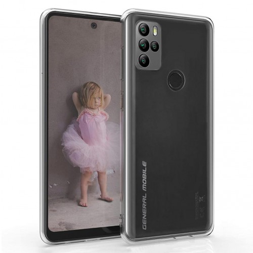 General Mobile GM 21 Pro Kılıf Kamera Korumalı Silikon Şeffaf Arka Kap&hellip;