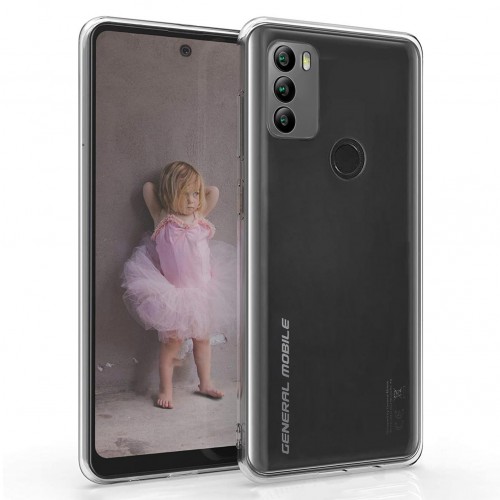 General Mobile GM 21 Plus Kılıf Kamera Korumalı Silikon Şeffaf Arka Ka&hellip;