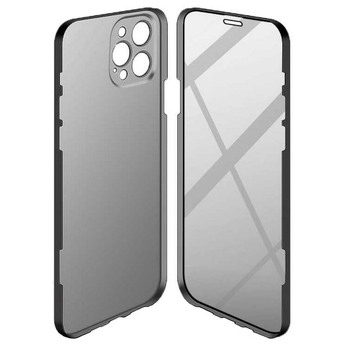 iPhone 13 Pro Kılıf 360 Koruma Ön+Arka Ekran Koruyuculu Ultra İnce - S&hellip;