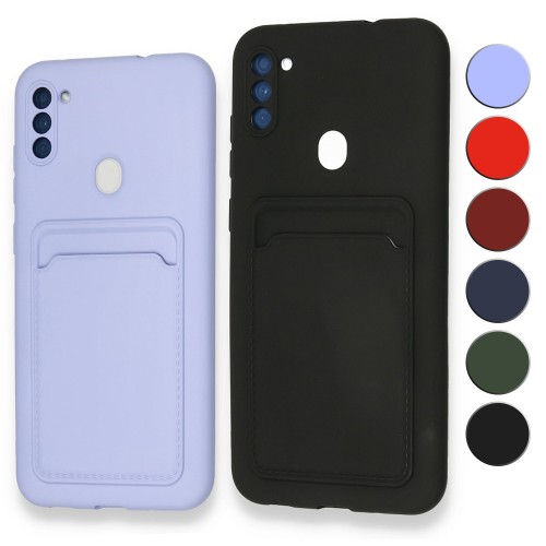 FitCase Samsung Galaxy A11 Cardy Soft Kartlık Cepli Silikon Kapak&hellip;
