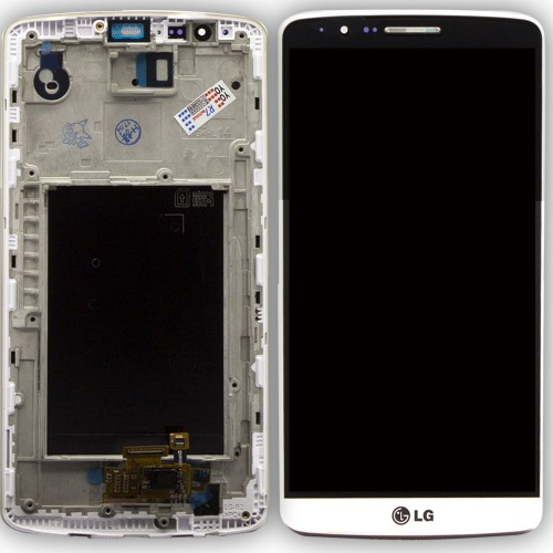 LG G3 D855 LCD Ekran Dokunmatik Çıtalı - Beyaz&hellip;