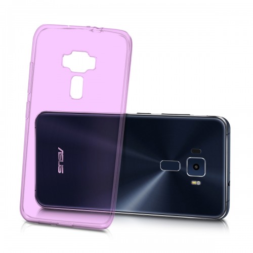 Asus Zenfone 3 5.2" Kılıf Soft Silikon Pembe Arka Kapak&hellip;