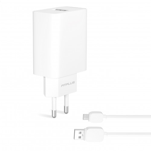 FitPlus Bianca FT-301M QC3.0 Seyahat Şarj Aleti Micro USB Kablo Set 3A&hellip;