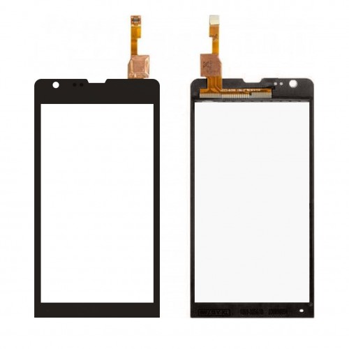 Sony Xperia SP C3503 Dokunmatik Lens Ön Cam - Siyah&hellip;