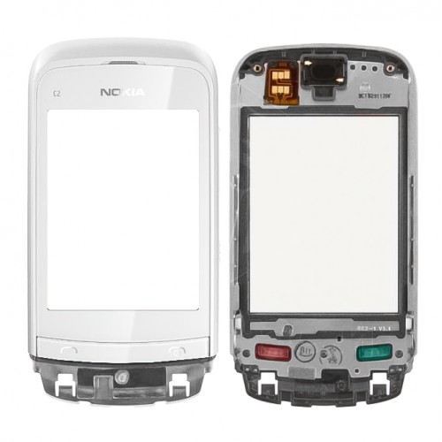 Nokia C2-06 Dokunmatik Lens Ön Panel Orj - Beyaz&hellip;