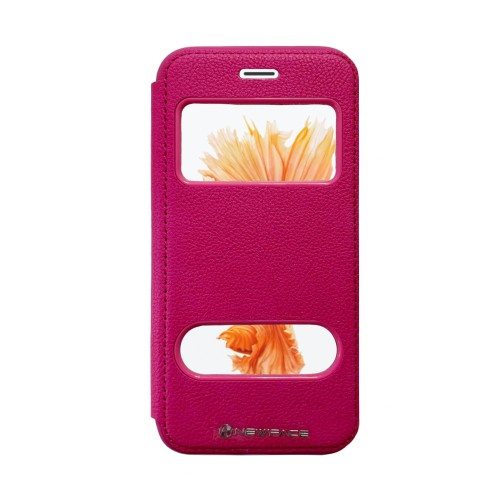 iPhone 6 / 6s Gizli Mıknatıslı ve Cüzdanlı Kılıf Pembe&hellip;