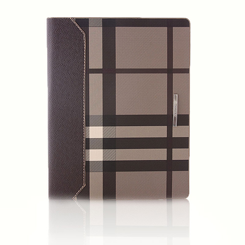 iPad 2 / iPad 3 / iPad 4 Standlı Burberry Desen Kılıf Kahverengi&hellip;