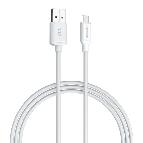 Dramex D11MK Micro USB Data/Şarj Kablosu 1.1A 1mt Beyaz&hellip;