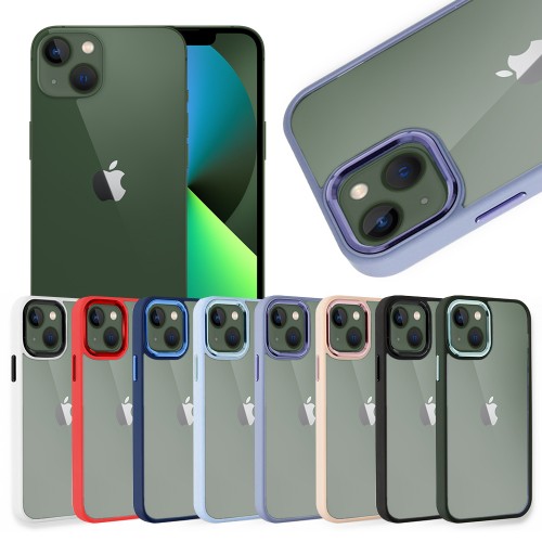 iPhone 13 Kılıf Luna Lens Kamera Çerçeveli Silikon Kapak&hellip;