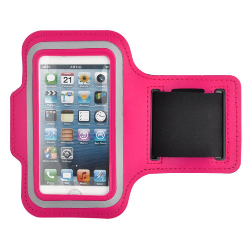Kol Bantlı Pembe Spor Kılıf Universal 3.5 inçe Kadar Tüm Modellere Uy&hellip;