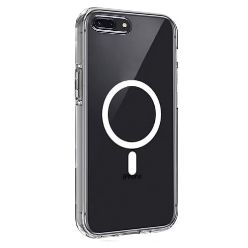 iPhone 8 Plus Kılıf Magsafe Özellikli Şeffaf Silikon Kapak&hellip;