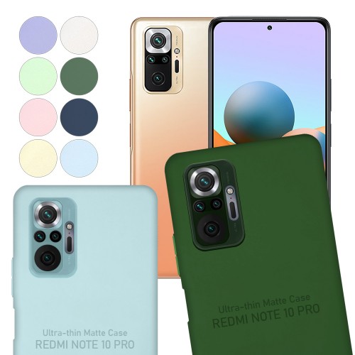 Xiaomi Redmi Note 10 Pro 4G Kılıf Kamera Korumalı Mat Ultra İnce Kapak&hellip;