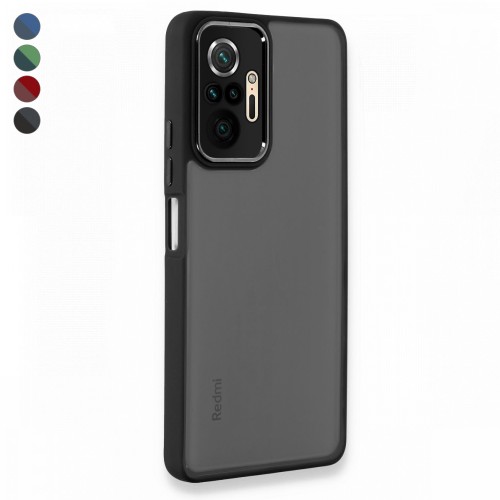 Xiaomi Redmi Note 10 Pro 4G Kılıf Freya Lazer Lens Kamera Çerçeveli Si&hellip;