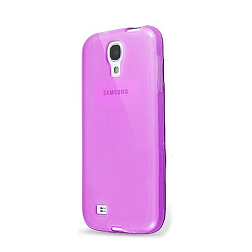 Samsung Galaxy S4 (I9500) Kılıf Soft Silikon Şeffaf-Pembe Arka Kapak&hellip;