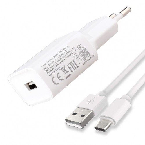 FitPlus Quick Charge 6 2.5A Şarj Aleti ve USB-Type-C Kablo Set&hellip;