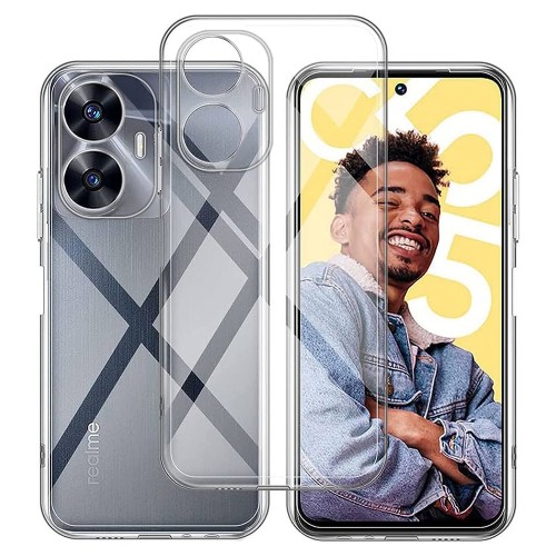 Realme C55 Kılıf Kamera Korumalı Silikon Şeffaf Arka Kapak&hellip;
