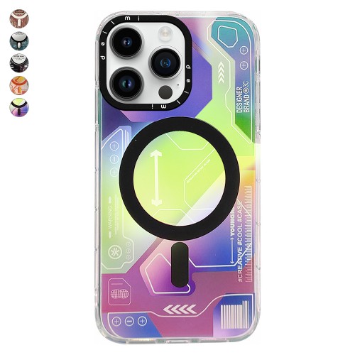 iPhone 14 Pro Kılıf Magsafe Özellikli Infinity Desenli Silikon Kapak&hellip;