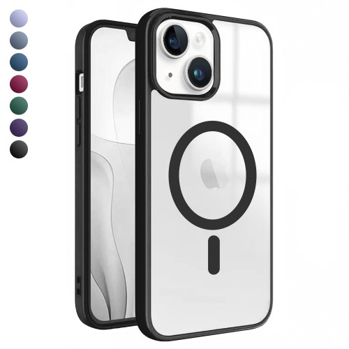 iPhone 14 Magsafe Özellikli Renkli Clear Case Kapak&hellip;