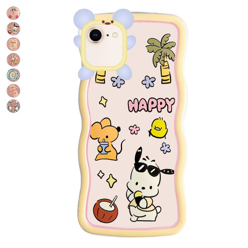 iPhone 7 / 8 Kılıf Marla Seri Desenli Silikon Kapak&hellip;