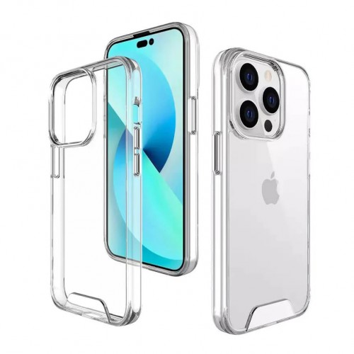 iPhone 15 Pro Max Kılıf Space Seri Lux Silikon Şeffaf Kapak&hellip;