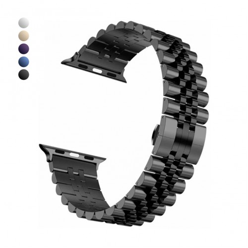 Apple Watch 38 40 41 mm Uyumlu RLX Metal Kordon&hellip;