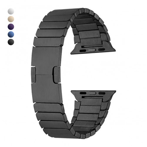 Apple Watch 42 44 45 49 mm Uyumlu Joint Luxury Klipsli Çelik Kordon&hellip;