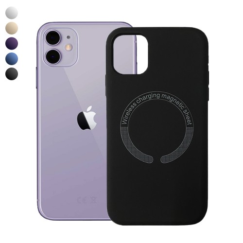 iPhone 11 Kılıf Magsafe Özellikli Lansman Silikon Kapak&hellip;