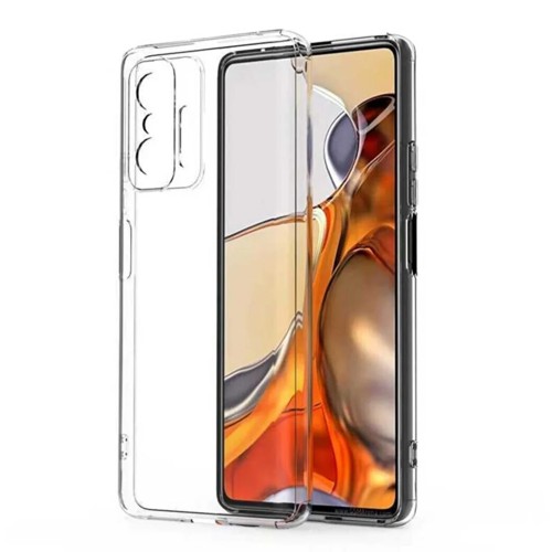 Xiaomi Mi 11T / Mi 11T Pro Kılıf Kamera Korumalı Silikon Şeffaf Arka K&hellip;
