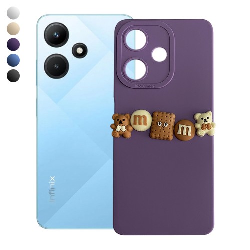Infinix Hot 30i Kılıf 3D M Bear Kamera Korumalı Silikon Kapak&hellip;