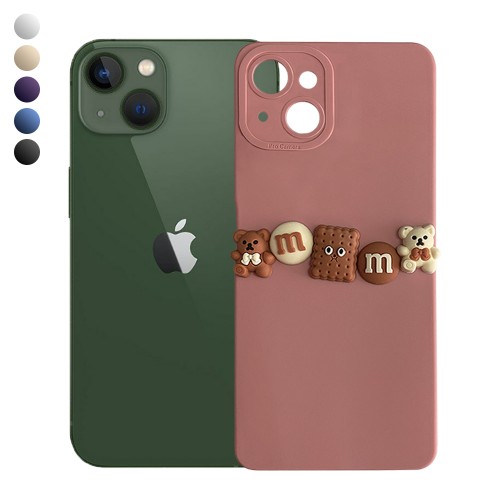 iPhone 13 Kılıf 3D M Bear Kamera Korumalı Silikon Kapak&hellip;